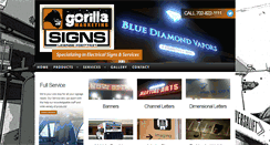 Desktop Screenshot of gorillapromos.com